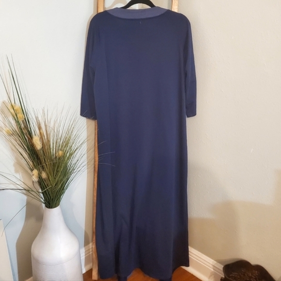 Ekouaer Women's Zipper Robe Nightgown Full-length | XL - Picture 10 of 11